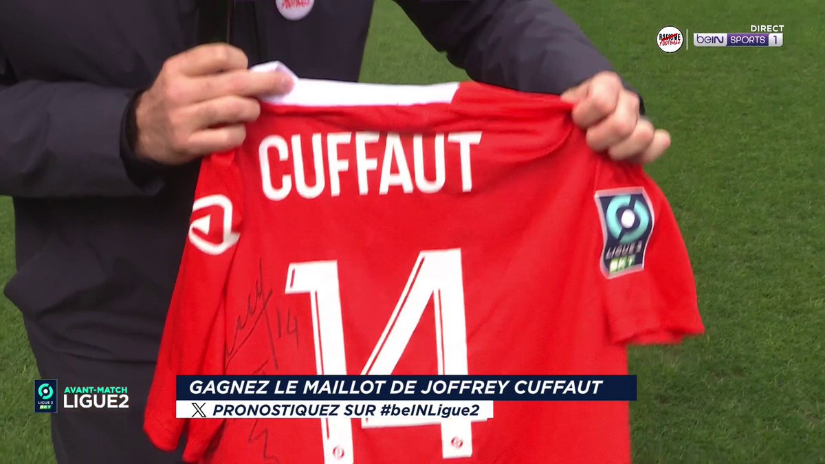 [🎁CONCOURS] 🔮 Donnez votre pronostic pour #VAFCASSE via #beINLIGUE2 👕 Le maillot dédicacé de Joffrey Cuffaut est à gagner ! 👉 Follow beIN SPORTS pour jouer !