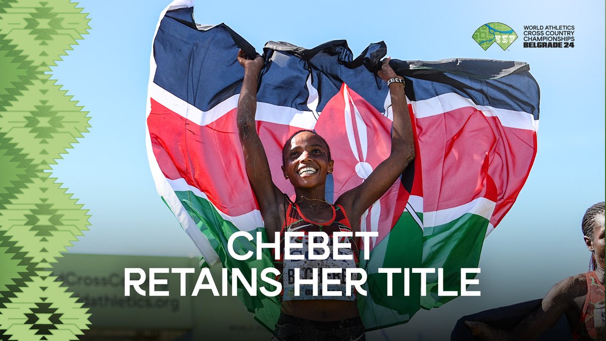 Beatrice Chebet turns on the jets and retains her title in Belgrade 🚀 #WorldCrossCountry