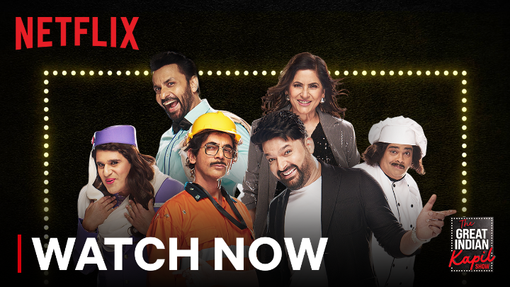 Dekho dekho… hum aa gaye aap sabko hasane 😎 Go and watch #TheGreatIndianKapilShow now! Streaming every Saturday at 8pm, only on Netflix! ✨