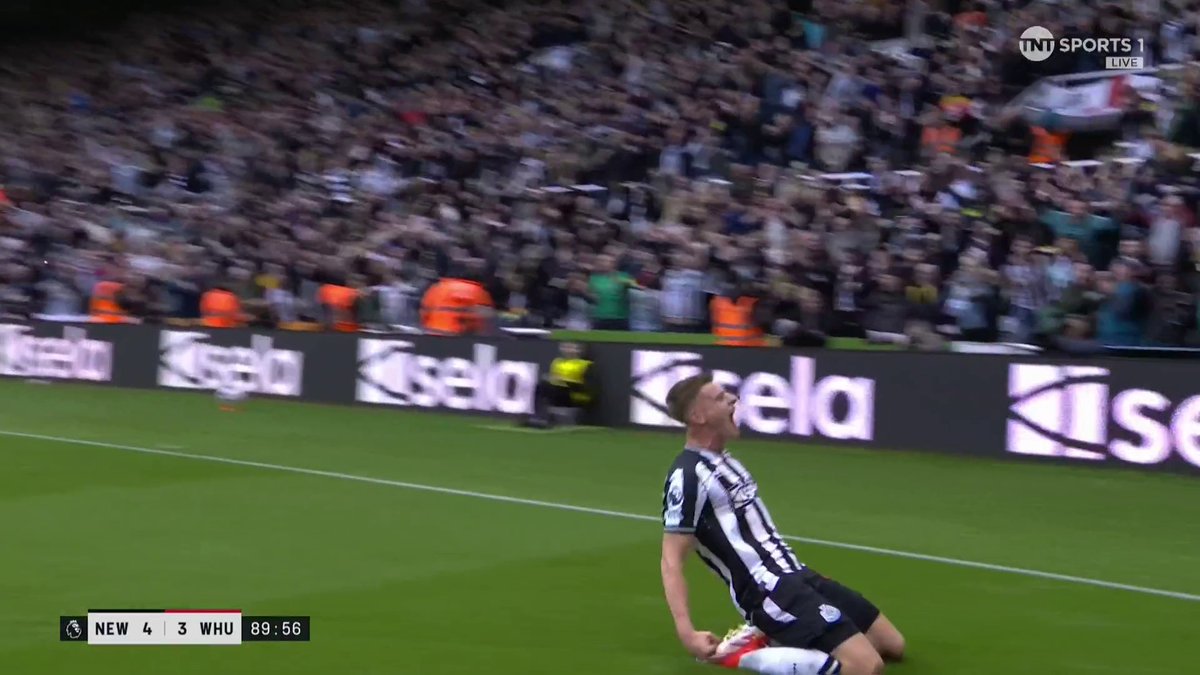 UNBELIEVABLEEE!!! 🤩 Harvey Barnes makes it 4-3 Newcastle! 🔥