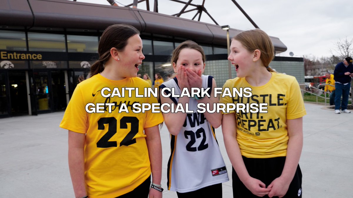 Thank you, Caitlin. To celebrate the special bond between Caitlin Clark and Hawkeye fans, we gave fans at her last home game the chance to tell Caitlin how much she has meant to them, and then surprised them with Caitlin’s first autographed Panini cards. #WhoDoYouCollect
