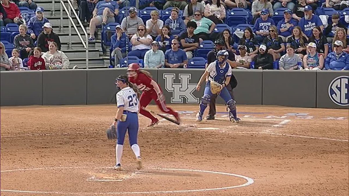 Tie ballgame! Kenleigh Cahalan 📺SECN+ | #Team28 #RollTide