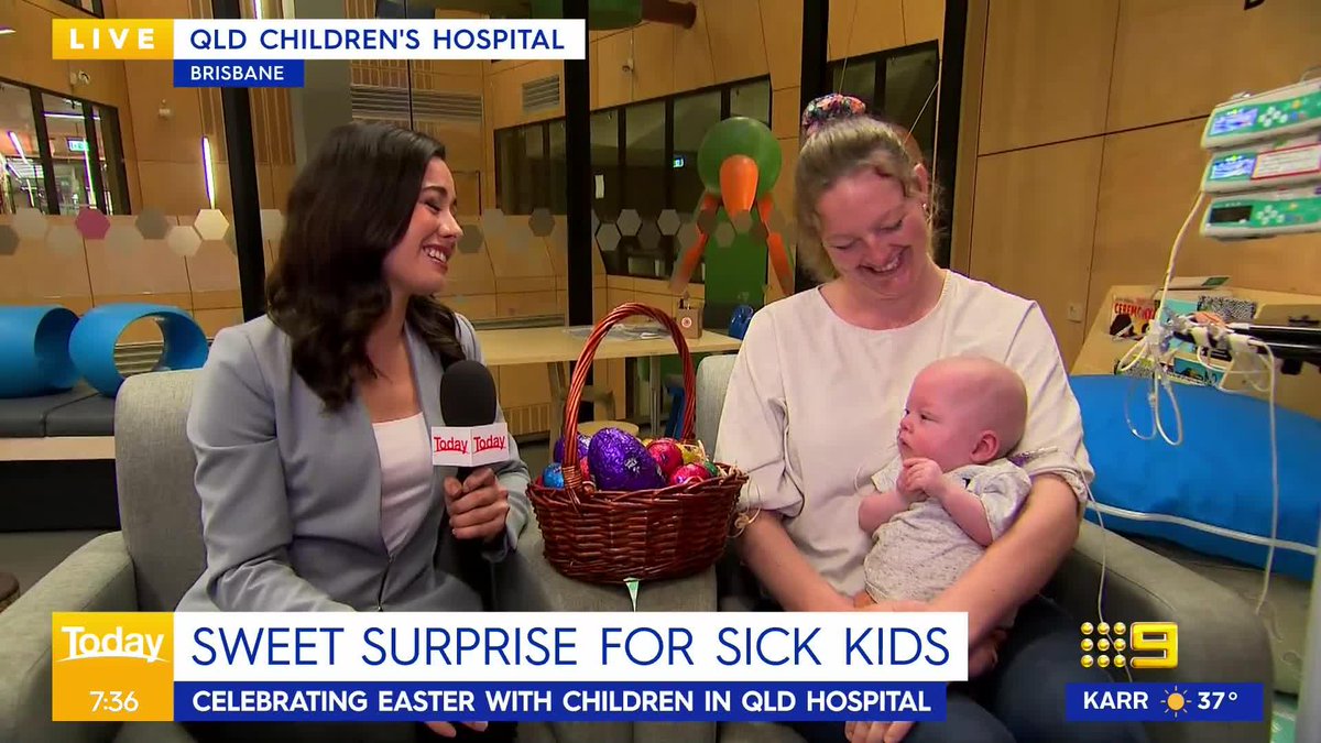 Happy Easter! Especially to all the healthcare workers today. Meg Sydes #9News