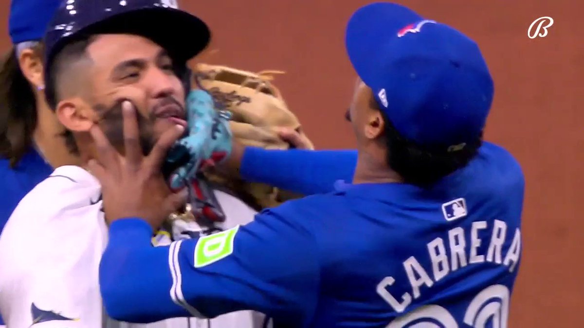 THE BENCHES HAVE CLEARED IN TAMPA