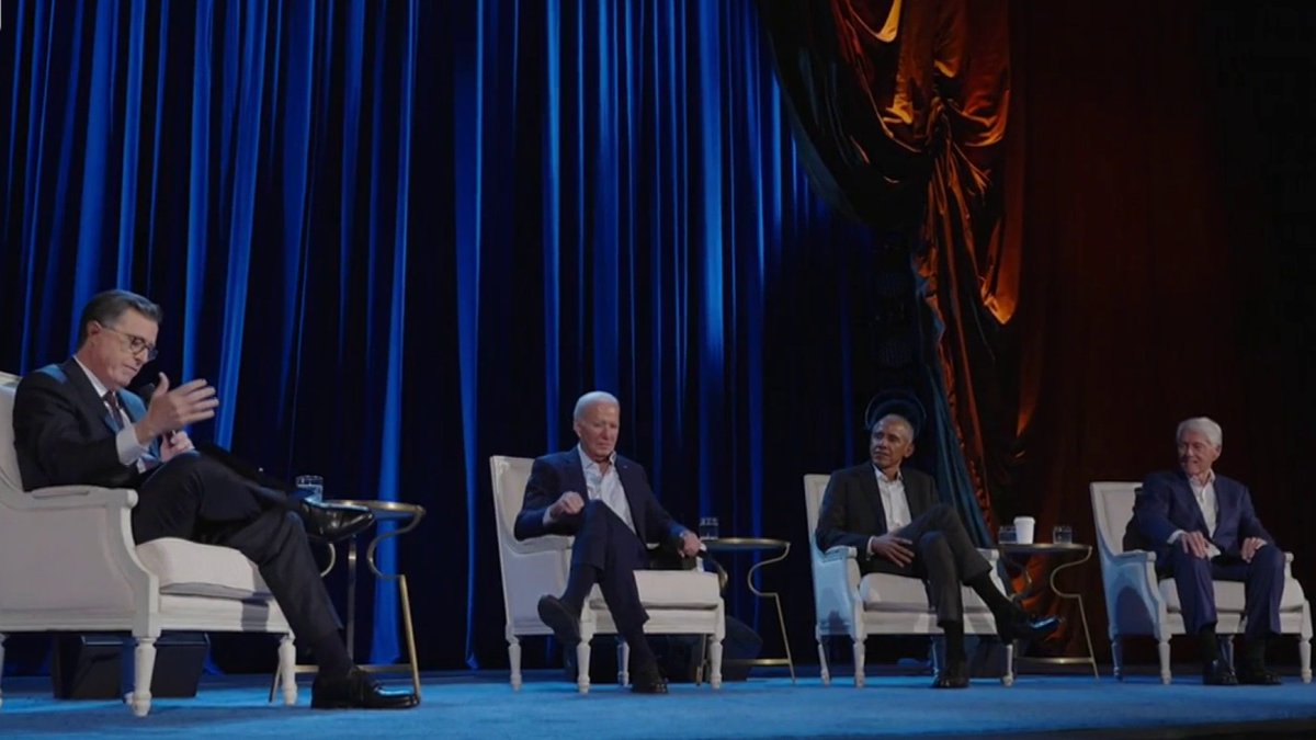 "Honesty. Decency. Integrity." @HarrisonJaime describes the "electric" atmosphere at Pres. Biden's record-shattering Radio City fundraiser. "[That's] something that Donald Trump don't know ANYTHING about." #saturdayshow