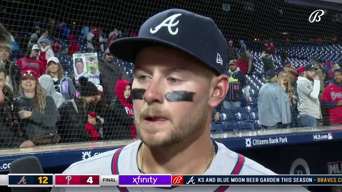 "The mission is to go out and win a World Series. We have to do it one step at a time, but together. Everybody has to be pushing in the same direction." Jarred Kelenic on Atlanta Braves celebration⤵️