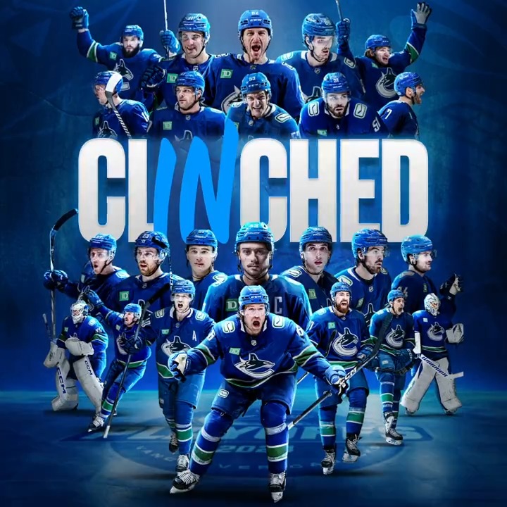 OFFICIALLY PLAYOFF BOUND! LET THE HARD WORK BEGIN.