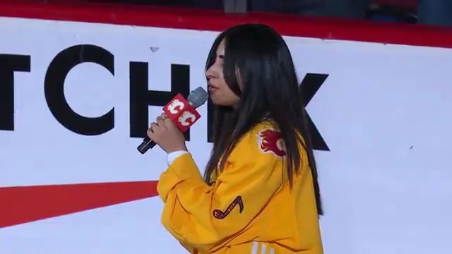 A big thank you goes out to Cimone Rajan for singing the Canadian national anthem this evening!
