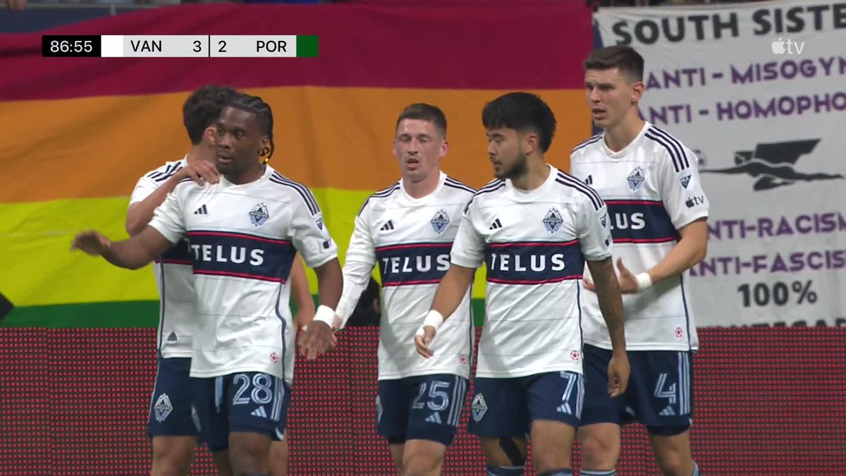 RR7 with the late go-ahead goal! 🔥 Ryan Raposo #VWFC | #VANvPOR