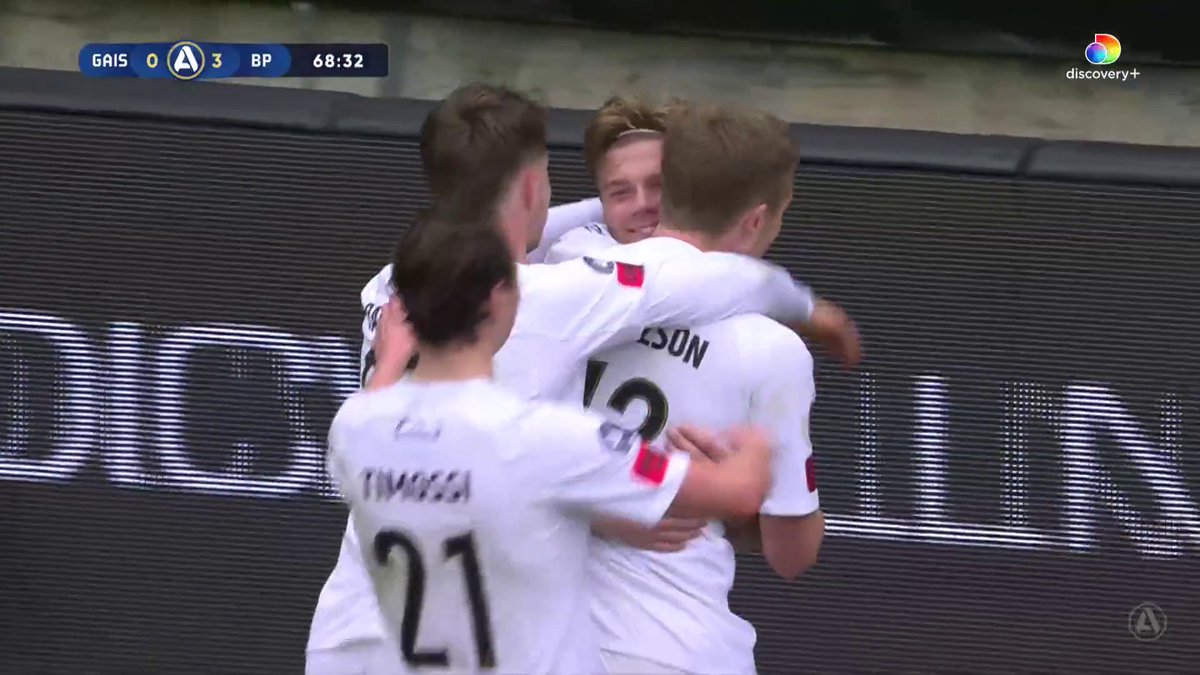 3-0 BP borta mot GAIS! Wilmer Odefalks boll går hela vägen in i mål ⚫🔴 📲 Se matchen på
