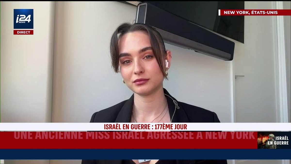 “Ils ont remarqué que nous étions Israéliens et ont décidé de nous agresser violemment sans raison. Ils détestent les Juifs et les Israéliens” Noa Cochva, miss Israël 2021, agressée à New York par des manifestants pro-palestiniens