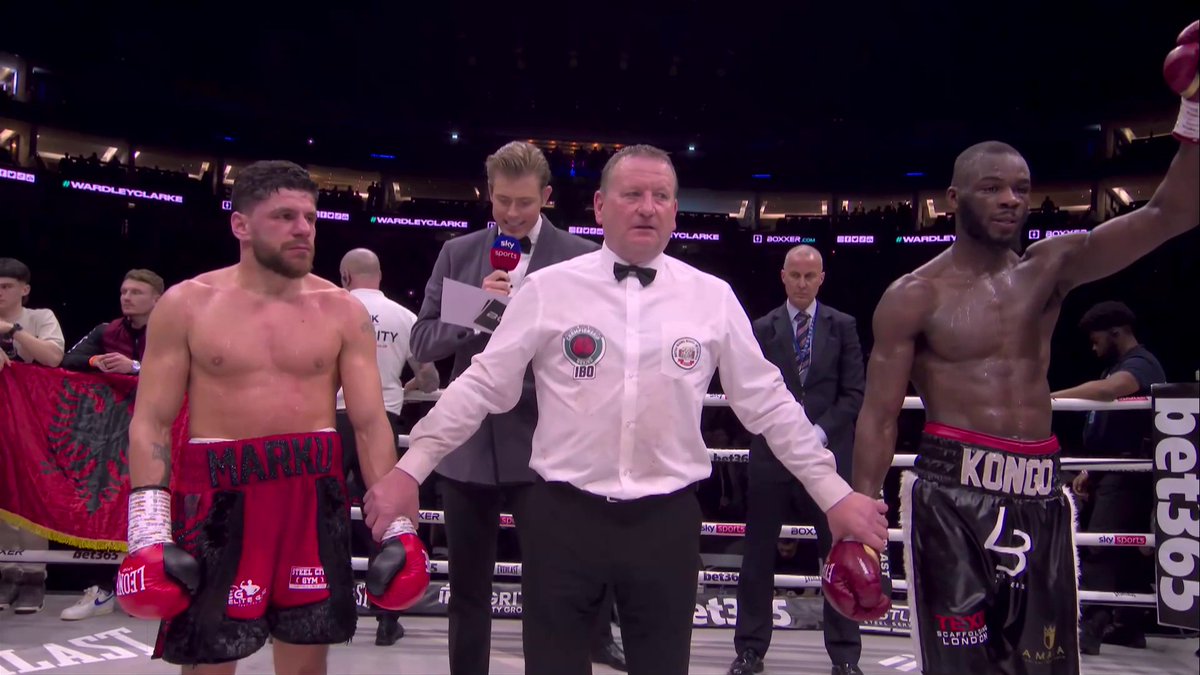 📌 96-94 📌 96-93 📌 98-92 The moment Chris Kongo beat Florian Marku to become the IBO intercontinental welterweight champion 🏆