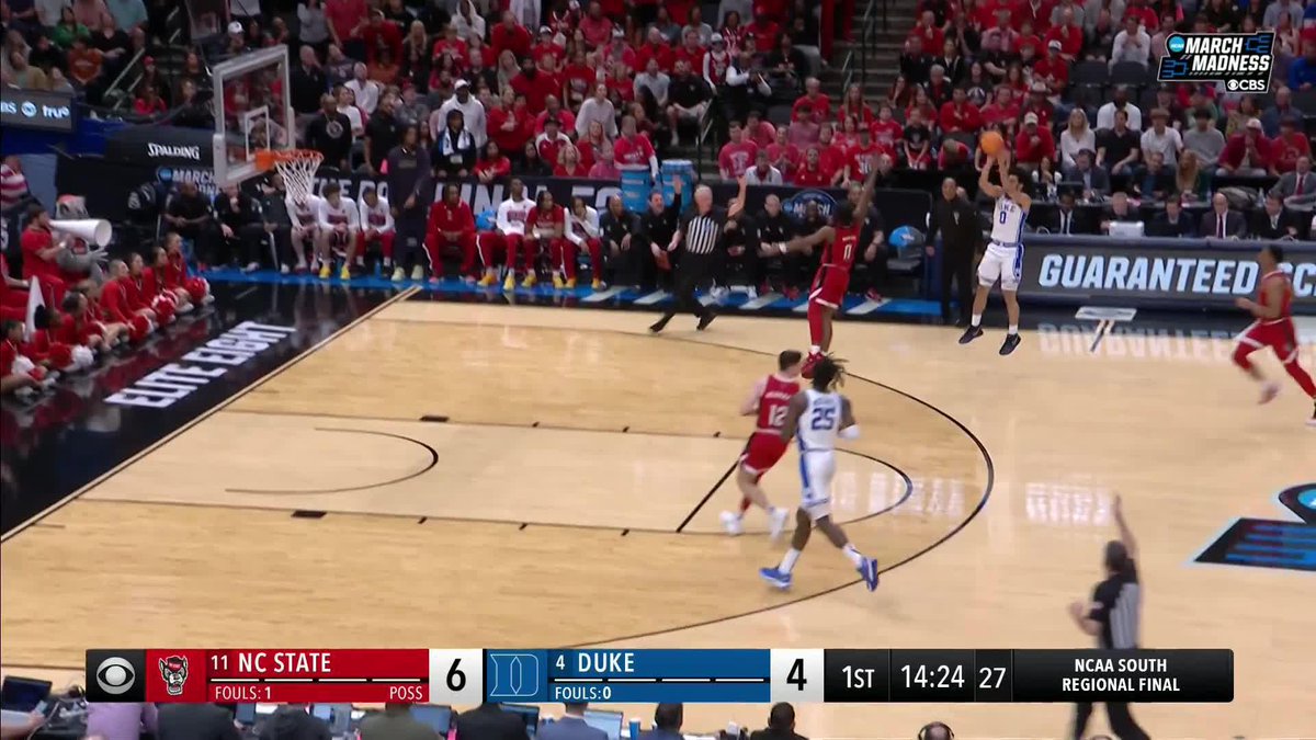 Jared McCain in transition 😤 Duke Men’s Basketball