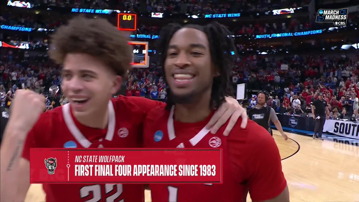 FOR THE FIRST TIME SINCE 1983, NC State Men's Basketball ARE FINAL FOUR BOUND!