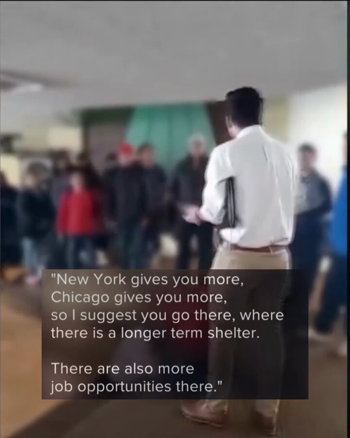 NEW: Sanctuary City Denver is now openly begging illegal immigrants to leave their city, warning them that they will "suffer." This is peak liberalism. Denver, a once proud Sanctuary City, has had enough "love and tolerance" and is begging illegals to go to other cities like New York and Chicago. "The opportunities are over. New York gives you more. Chicago gives you more. So I suggest you go there where there is longer-term shelter. There are also more job opportunities there," said city official Andres Carrea. Denver, like many other 'proud' Sanctuary Cities, has become overwhelmed after getting exactly what they asked for. "If you stay here, you are going to suffer even more and I don’t want to see this," Carrea pleaded. After giving his passionate speech and offering to pay for their travel, Carrea asked the crowd who was willing to leave. Everyone decided to stay. Wokeism always sounds "nice" on paper but never actually works.