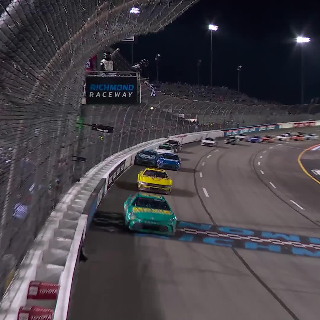 Things escalate quickly at Richmond Raceway! Denny Hamlin wins it in NASCAR Overtime!