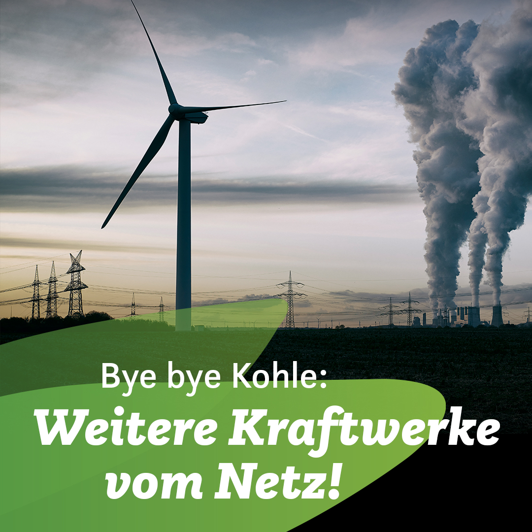 Wir machen ernst mit dem Kohleausstieg! Gestern wurden 7 der CO2-intensivsten Kohlekraftwerke abgeschaltet. Ein Meilenstein! Nicht nur für den sozial gerechten Strukturwandel in den Kohleregionen, sondern vor allem auch für unseren Weg hin zu klimafreundlicher Energieerzeugung!
