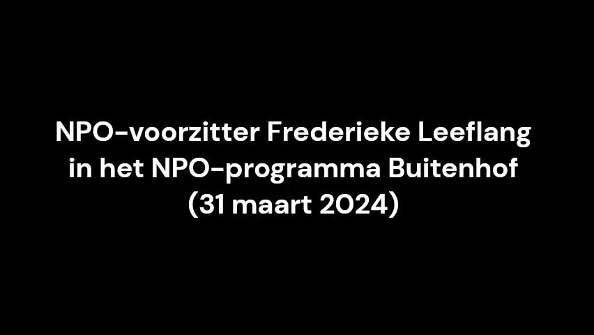 Uhhhh... De NOS betrouwbaar, onafhankelijk en neutraal Frederieke Leeflang???? 😂😂😂😂 Slechter kan ie niet op 1 april zeg....