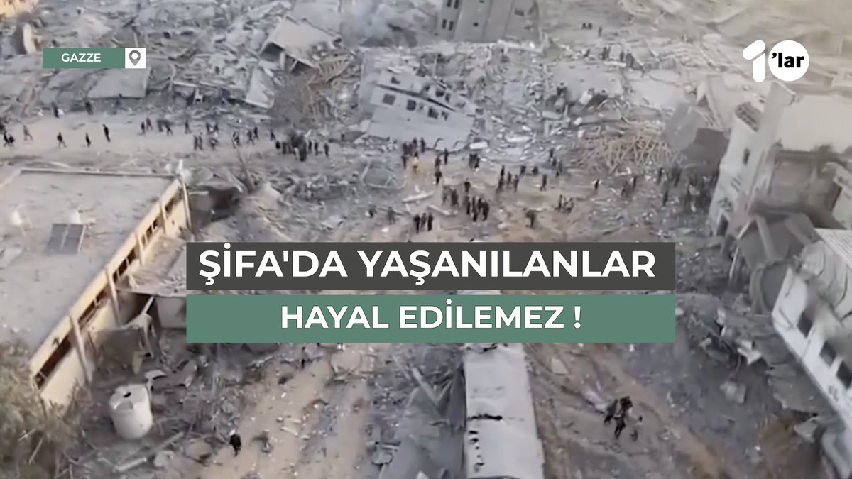 Filistinlilerin Şifa Hastanesinde kurduğu geçici mezarlığı yıktılar, cesetleri çıkarıp hastanenin farklı bölgelerine attılar! İnsanlık tarihi boyunca yaşanmayan vahşet örnekleri, İsrail ordusu tarafından dünya hafızasına kaydedildi.