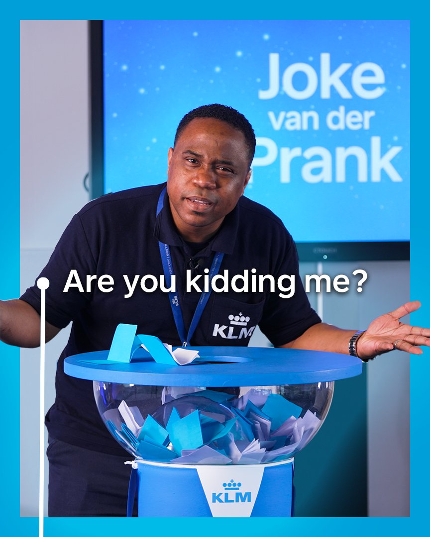 Of course it was a 'Joke', of course it was a 'Prank'. Happy April Fools' Day everyone! Did we fool you? 😉 Stay tuned! We'll be sharing our A321 Neo's real name soon. 💪 #KLM #AprilFools