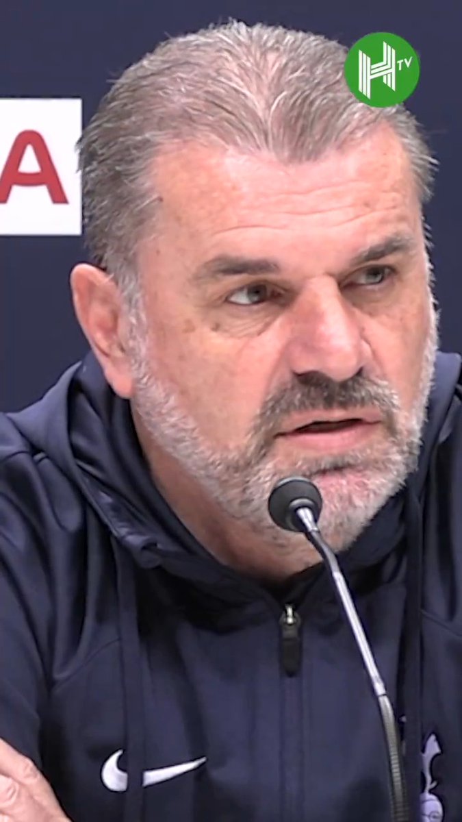 Reporter: Man United are eight points behind you, can they challenge for a Champions League spot? 🧐 Ange: Do you see us challenging Manchester City? They’re only eight points ahead of us? 👀 Postecoglou turning the tables on this reporter 👏 🔗