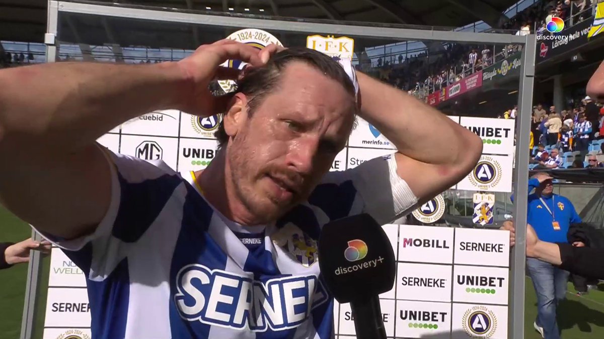 🗣 "Det är klart det är jobbigt när man spelar mot tolv spelare." IFK Göteborgs Gustav Svensson efter första halvleken mot Djurgården 📲 Se matchen på