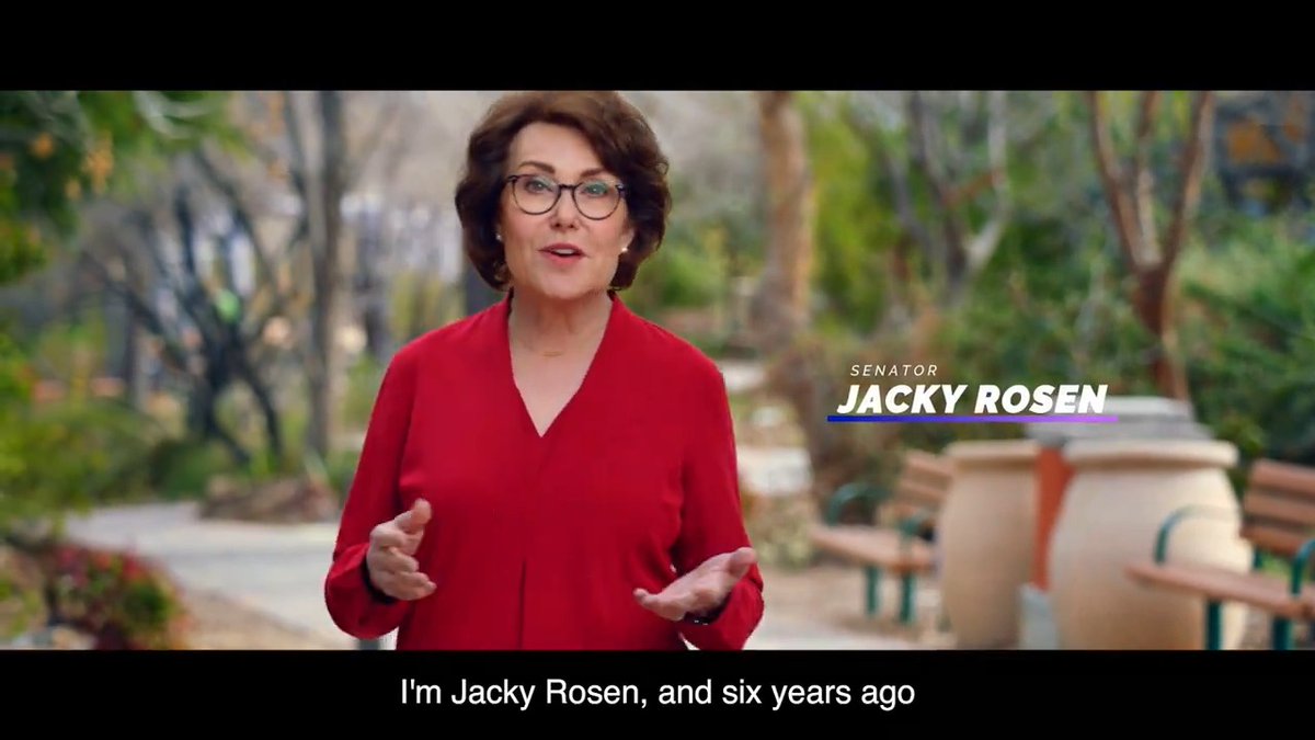 I’m proud to be named one of the most bipartisan, effective, and independent Senators – because that’s the kind of leadership Nevadans deserve. I’ll never hesitate to work across the aisle or stand up to my own party to do what's right for Nevada. Watch our first ad here ⤵️