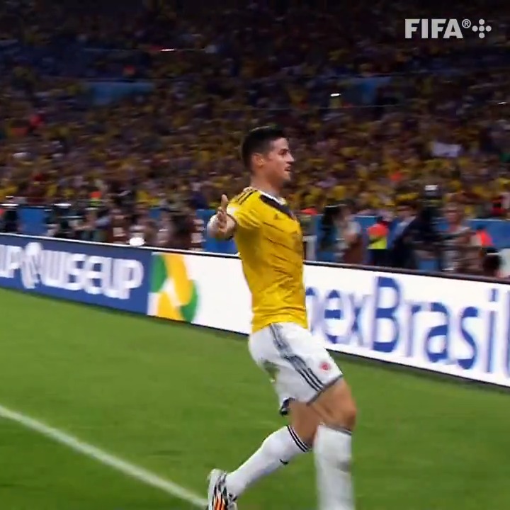 El único gol de la #CopaMundialFIFA en convertirse en #Puskás. Con ustedes, la obra de arte de @JamesdRodriguez. 🇨🇴🤯