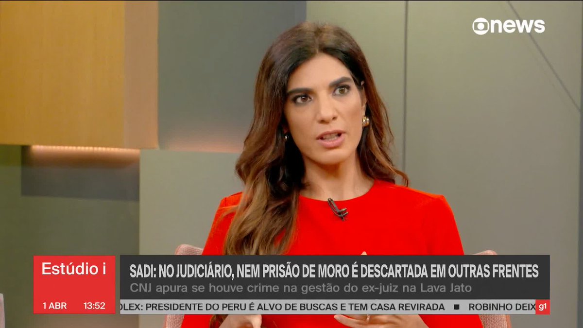 .Andréia Sadi: “Sergio Moro é o responsável pelo começo do fim da Lava Jato”. ➡ Assista ao #Estúdioi: #GloboNews