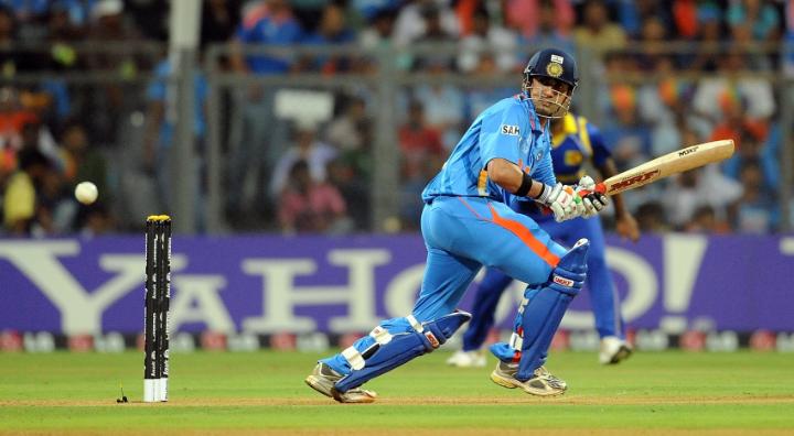 - 75(54) in T20 WC final in 2007. - 97(122) in ODI WC final in 2011. Gautam Gambhir - The man for the finals for India, he stood up in tough situations and played important knocks for the country. 🫡🇮🇳