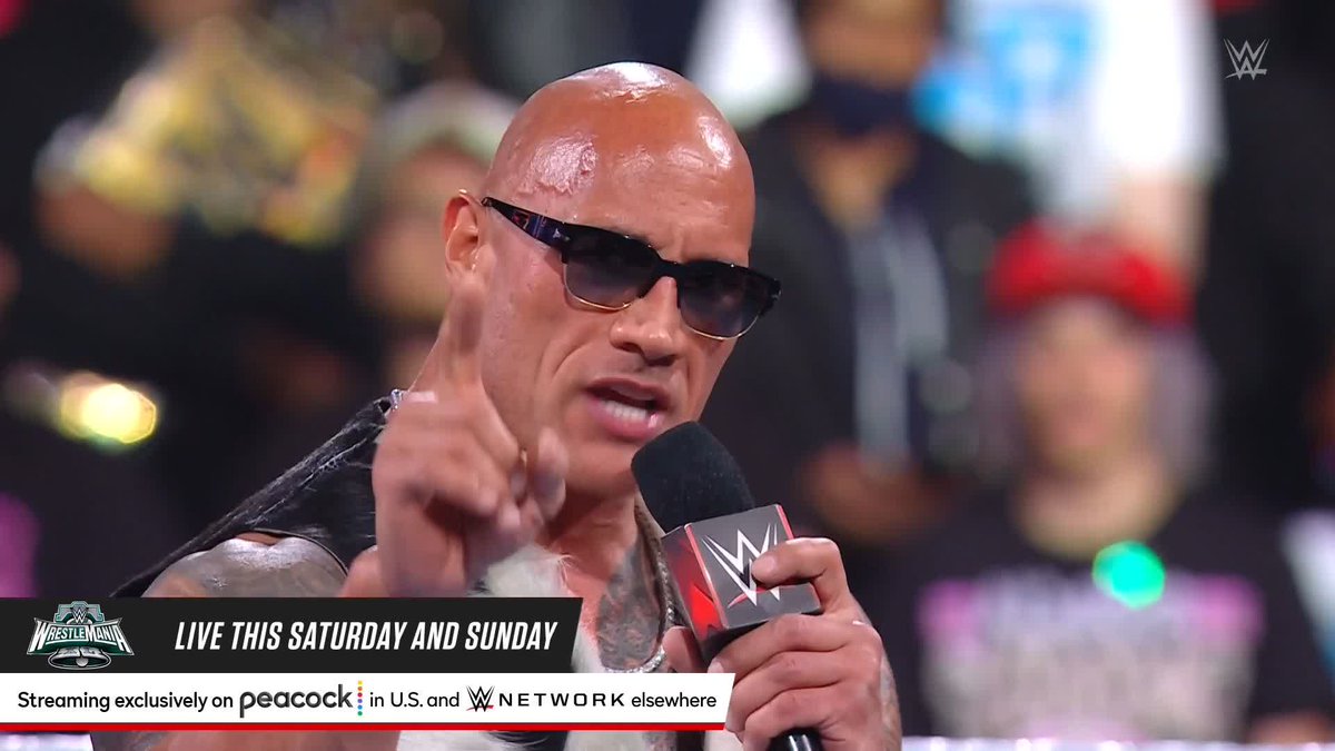 Uncle Rock has a message for all the kids out there after last week's attack on Cody Rhodes! #WWERaw Dwayne Johnson