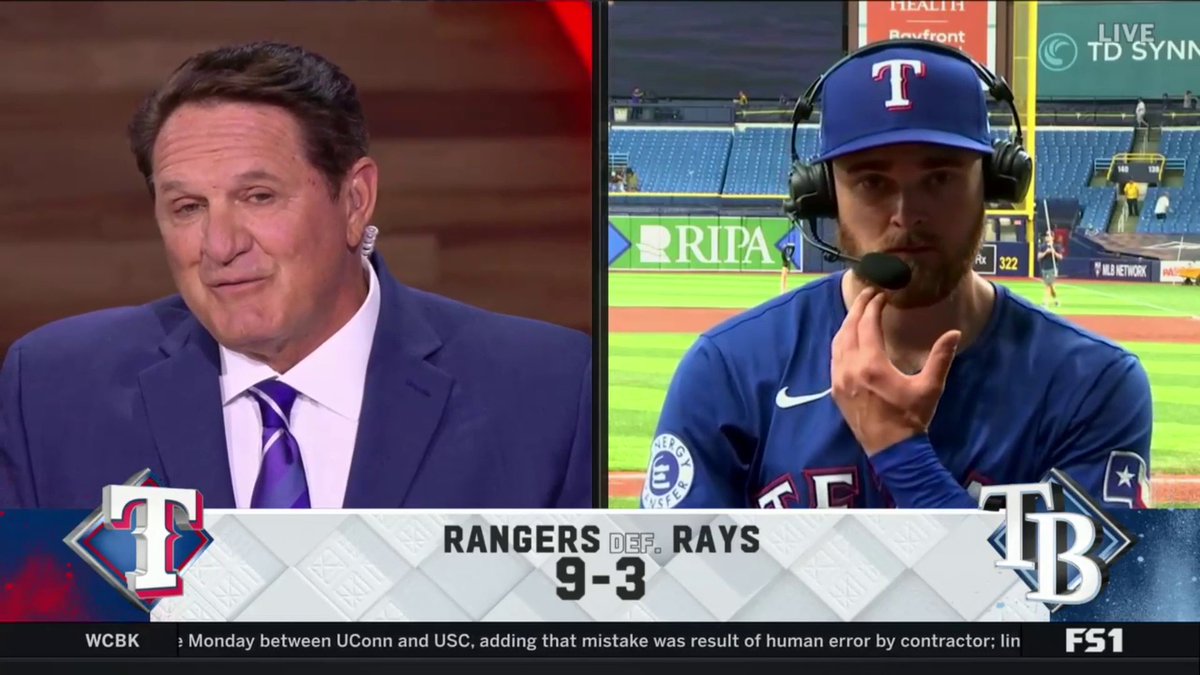 "He's the man. You guys know how hard it is to win a World Series and he has four of them." Jared Walsh joined the set to talk about Bruce Bochy and how it's been since he joined the Texas Rangers ⬇️