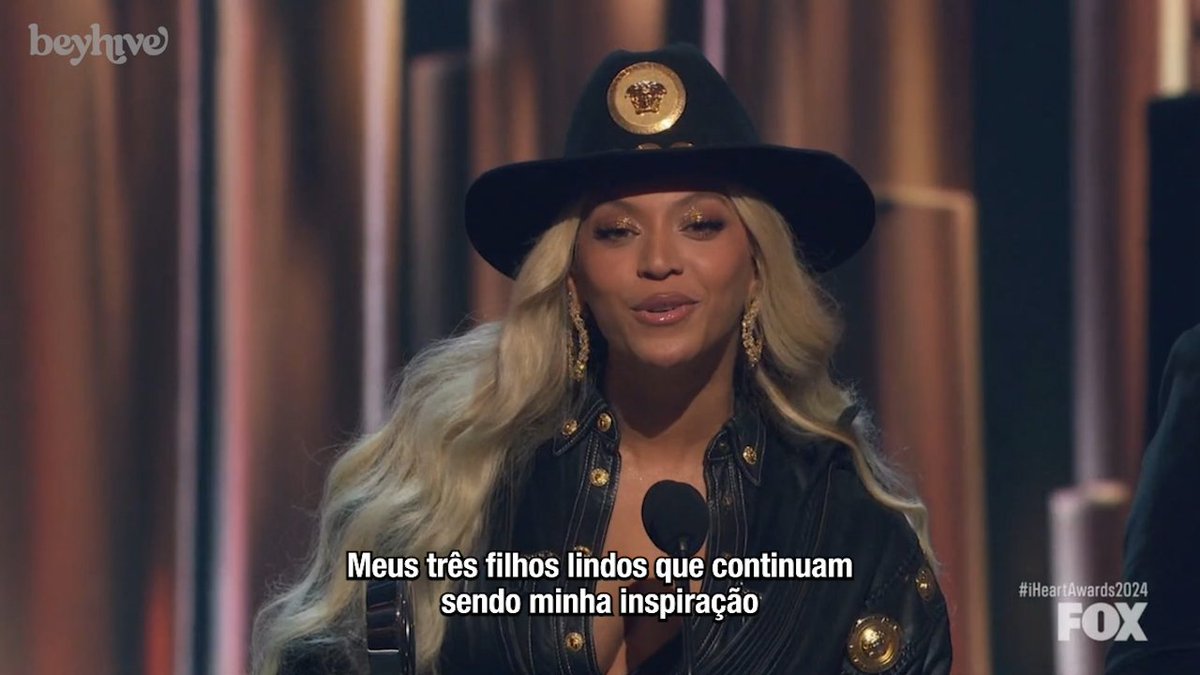 🇧🇷 TRADUÇÃO — Discurso da Beyoncé ao aceitar o Innovator Award no #iHeartAwards2024 “Ser inovadora é ver o que todos acham ser impossível. Ser inovadora frequentemente significa ser criticada. E isso testa sua força mental.”