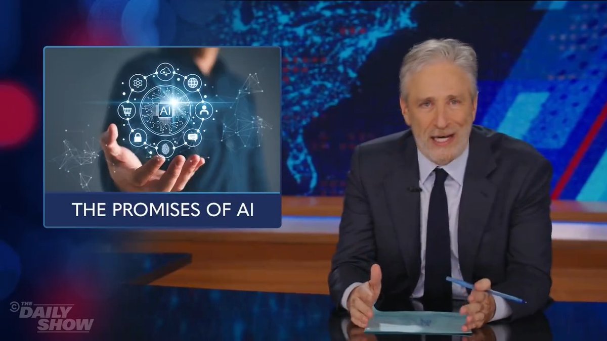 Will AI replace humans in the workforce? Jon Stewart dives into the frightening realities of AI