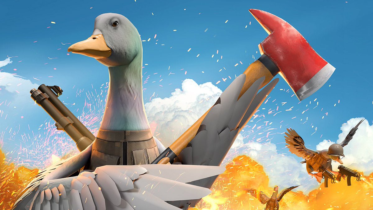 Duckside is a persistent-world survival game with crafting, base-building, PvP, PvE, and, since you're a duck, it has flying too. 🦆