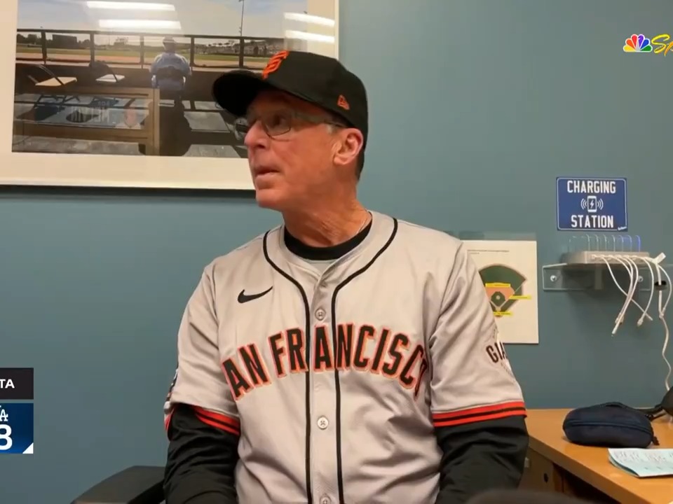 Bob Melvin likes what he's seeing from Michael Conforto at the plate