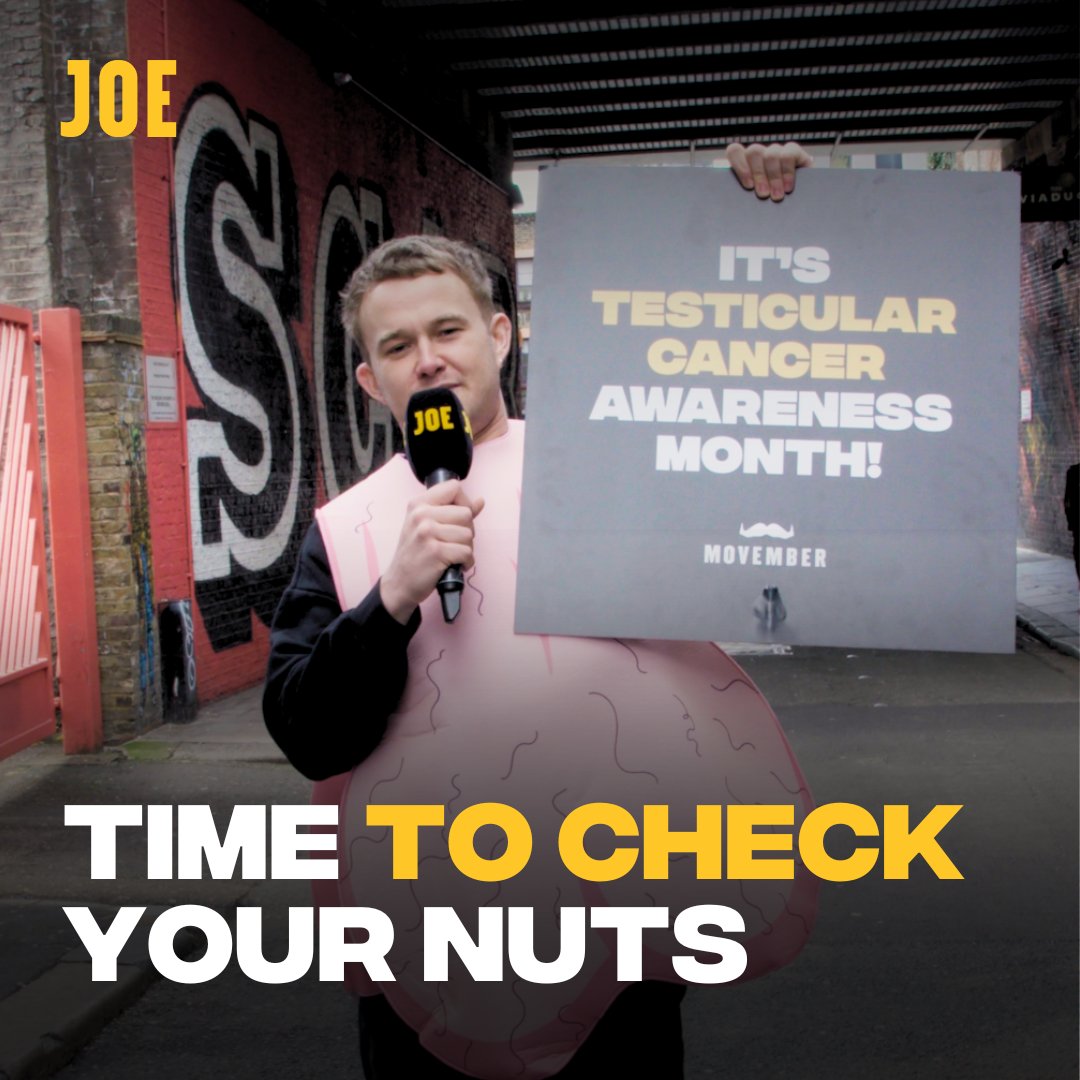 Time to check your nuts 🥜 w/ Movember UK