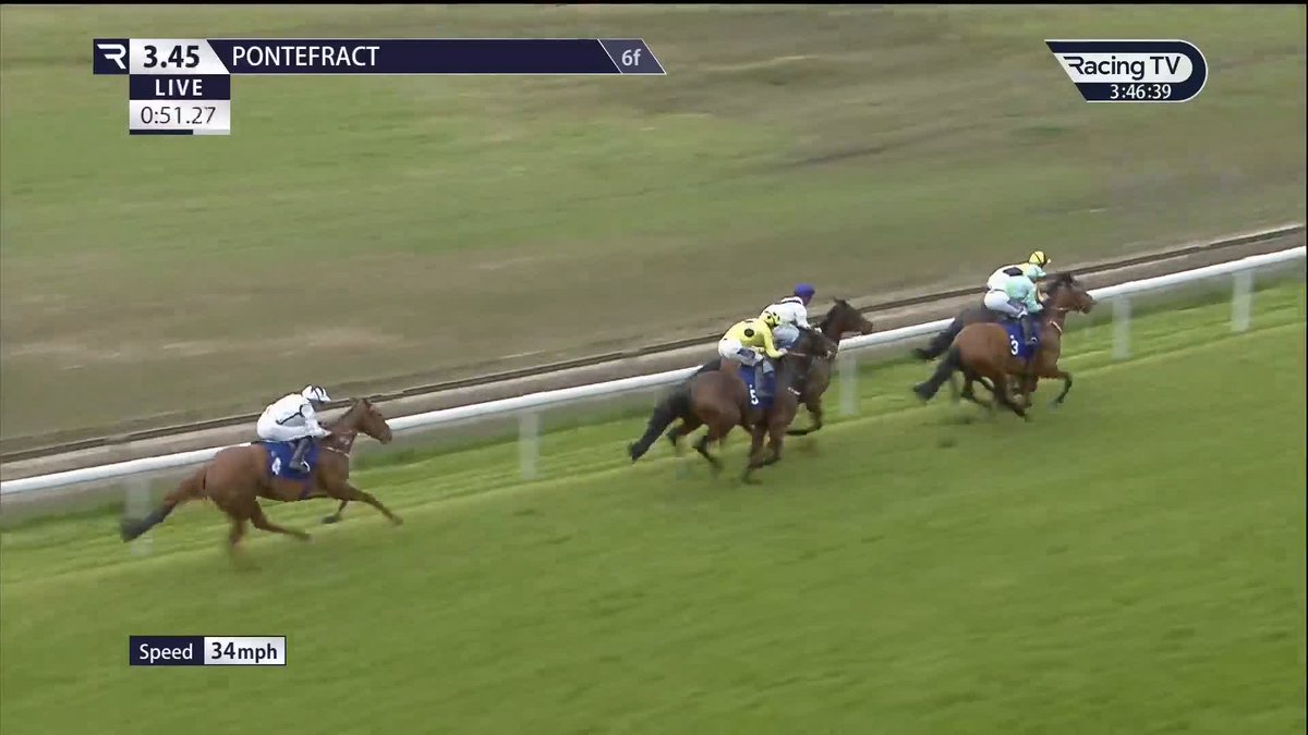 🚀 Lovely performance James's Delight spread-eagles the field in taking fashion for Clive Cox & Danny Tudhope PontefractRacecourse