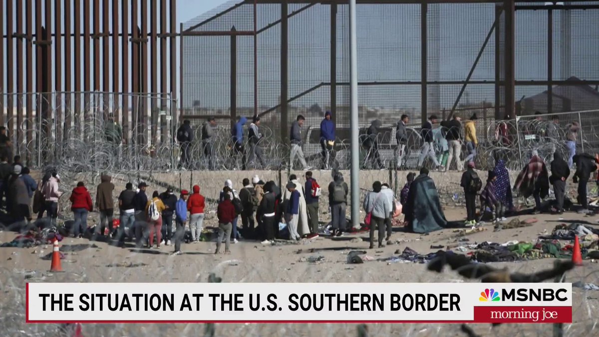 Jeh Johnson on the situation at the southern border: "Communities across the border, and here in NY, are in crisis right now...I don't know why more members of Congress, including Republicans, aren't stepping up and saying 'let's fix this problem, my constituents demand it.'"