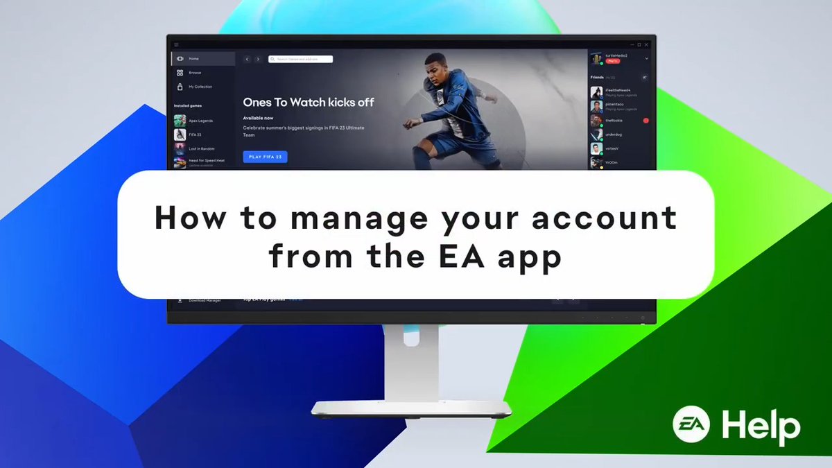 Want to update your EA Account? The EA app makes it easy. Here's how 👇
