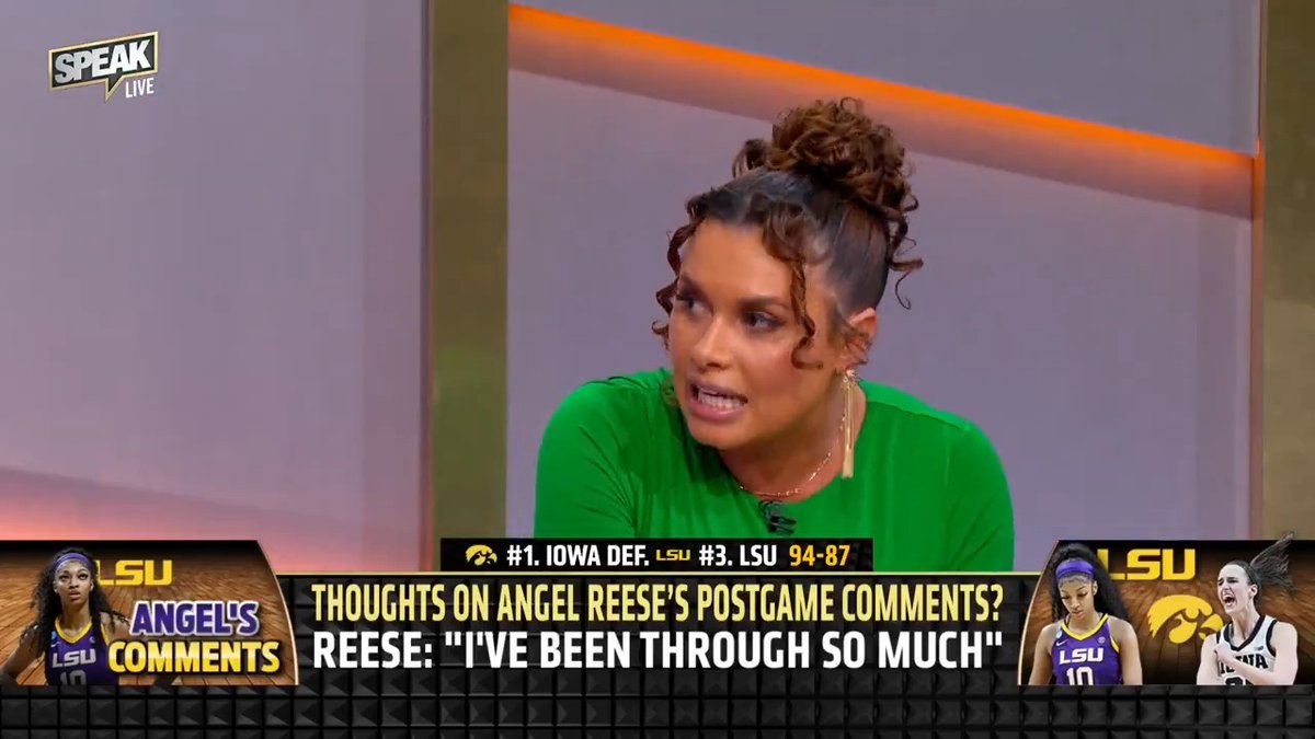 .Joy Taylor gives her thoughts on Angel Reese's postgame comments. Take the time to listen to this! ⬇️