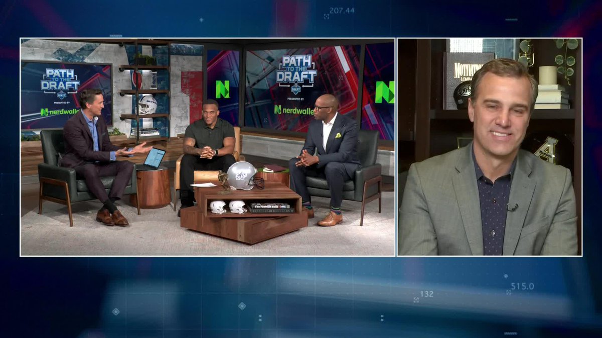 "This is my highest rated RB in this class." - Daniel Jeremiah @USCfb RB MarShawn Lloyd stopped by 'Path to the Draft' to talk about gearing up to hear his name called to the NFL. Rhett Lewis Bucky Brooks