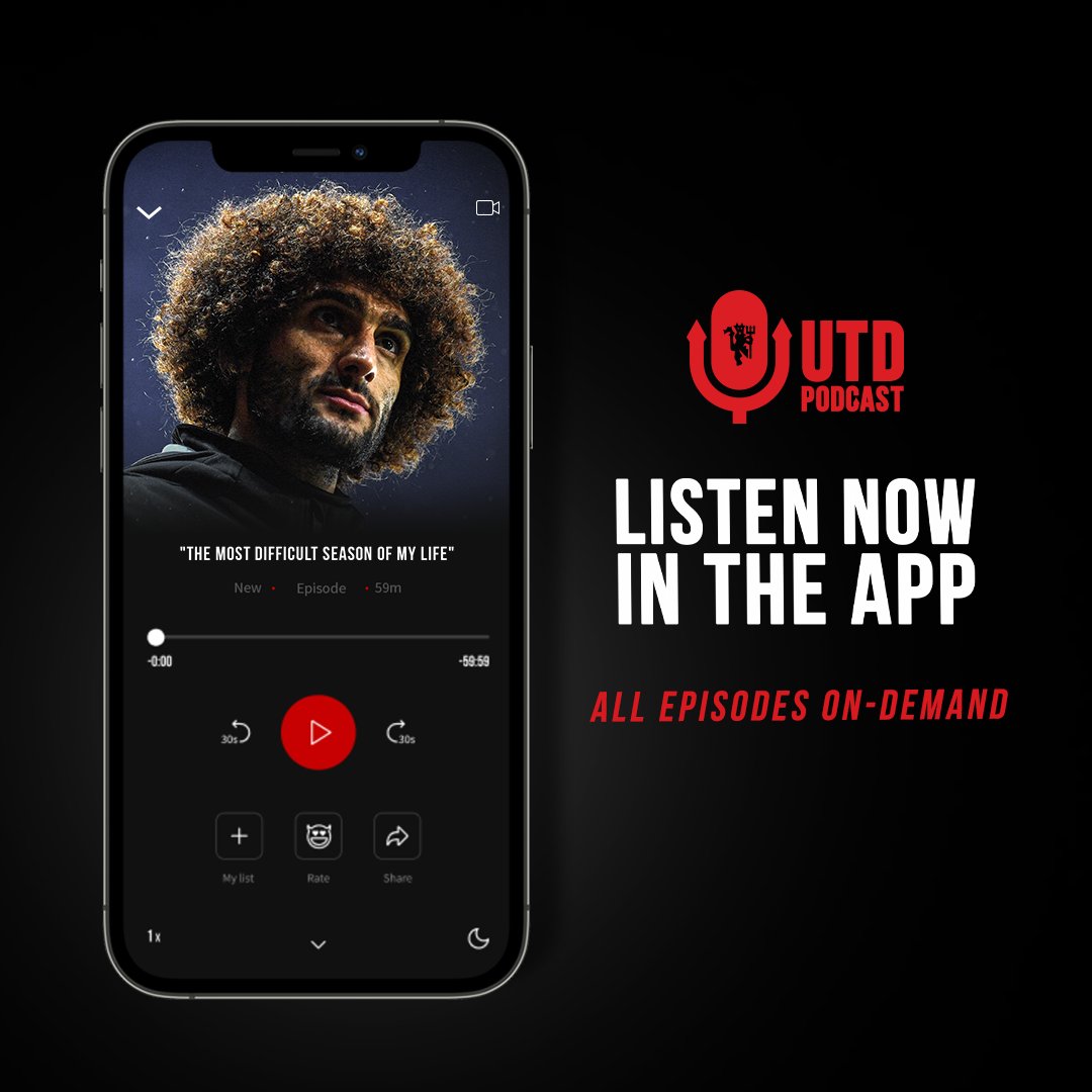 A scorer of important goals ๐๐ง๐ช Marouane Fellaini talks us through his United journey in our latest #UTDPodcast โคต๏ธ #MUFC