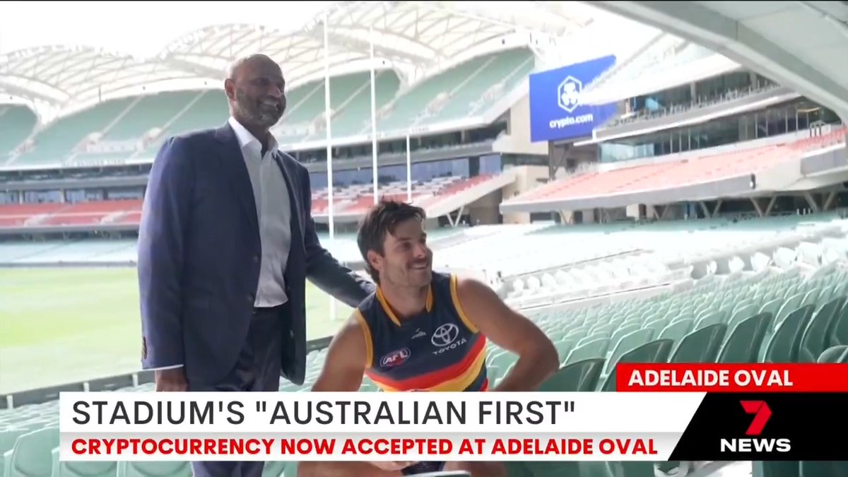 There is an innovative new way to pay for food and drink at Adelaide Oval. 7NEWS Adelaide at 6pm | #7NEWS