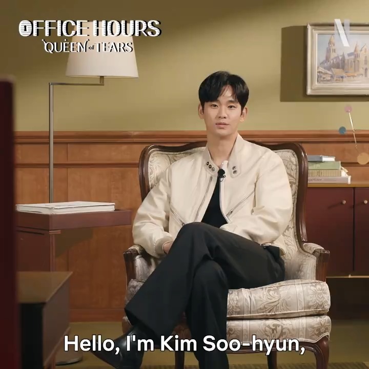 Kim Ji-won has a pretty wise name. Literally. watch the complete interviews on our YouTube channel 👉 #KimSoohyun #KimJiwon #ParkSunghoon #KwakDongyeon #Netflix