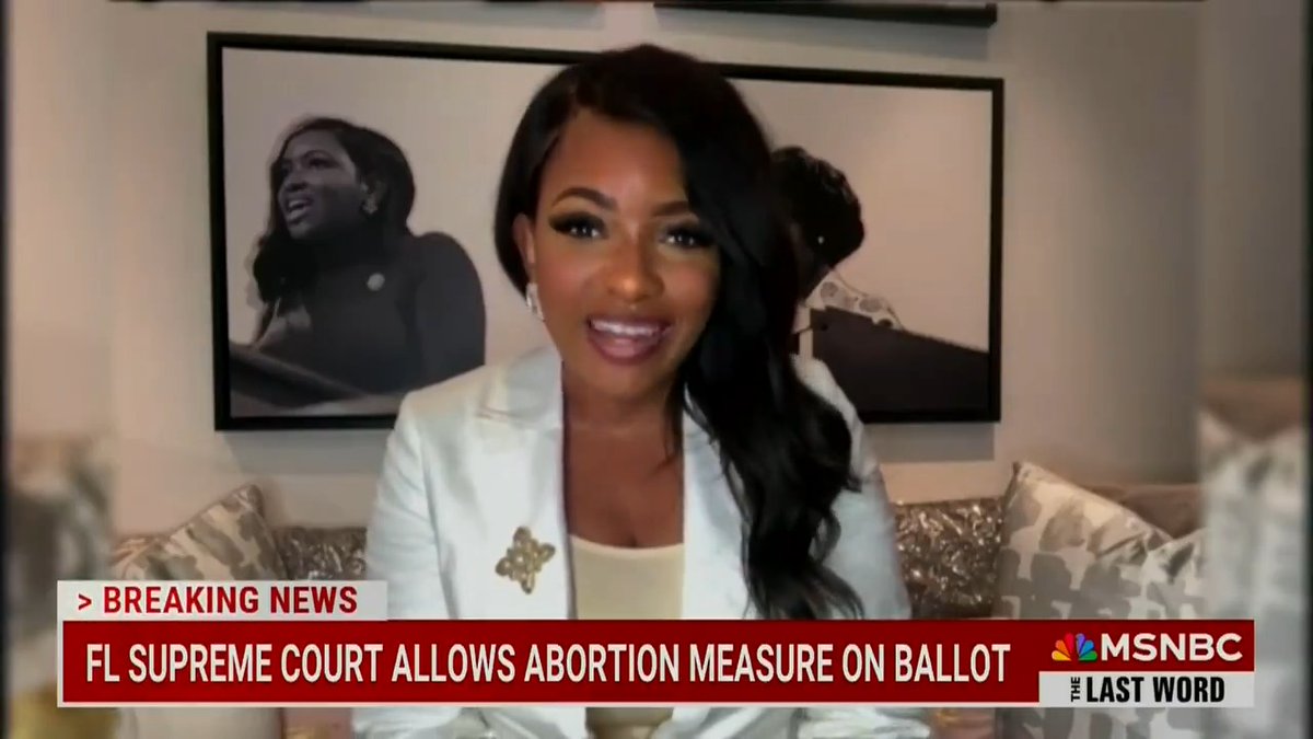 Rep. Jasmine Crockett: We know where Trump stands. We know the three Trump justices have absolutely put us into the upside down by rolling back abortion protections. They are trying to push a nationwide abortion ban and we will push back