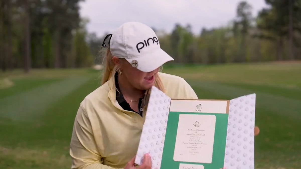 Hailee Cooper's journey to Augusta National Women's Amateur is a storied one. She has had three invites to the championship, but is only now getting to play this historic event for the first time. #ANWAgolf