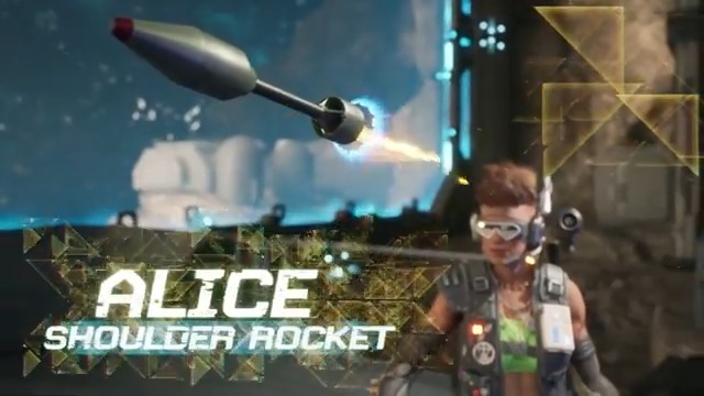 This rocket isn't up Alice's sleeve, it's on her shoulder, poised to unleash fiery terror upon the unfortunate. 🚀🔥