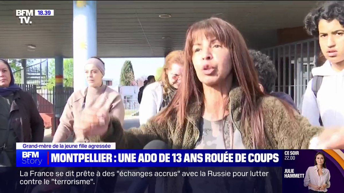 💬 "Je ne trouve pas normal qu'il y ait tant de professeurs et que personne n'ait rien vu alors que les enfants sont au courant de tout" À Montpellier, une grand-mère exprime sa colère après que sa petite fille a été rouée de coups