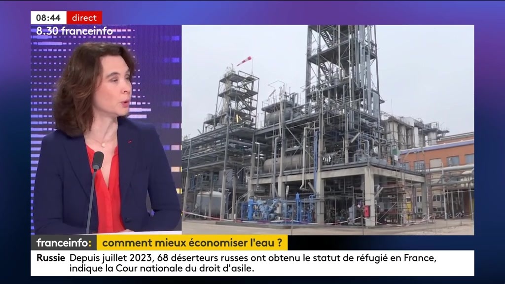 🔴Polluants éternels ➡️ "Veolia a la capacité de filtrer ces polluants. Le mot éternel, c'est parce qu'ils ne se détruisent pas tout seuls si on attend sans rien faire. Mais ils ont la capacité d'être éliminés", explique Estelle Brachlianoff.